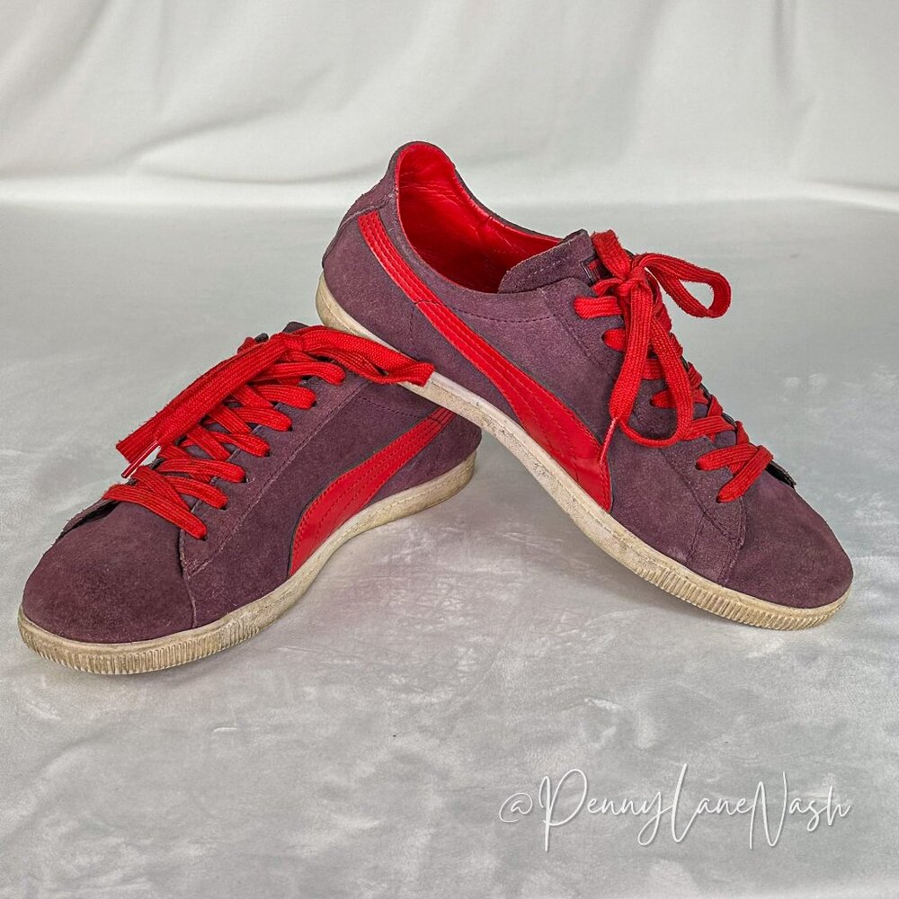 PUMA Women's Glyde Lo WN's Low Neck Sneaker 9.5 Red/Pink/Cabernet - Picture 3 of 7